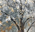 Textura de detalle de plata de arena de árbol